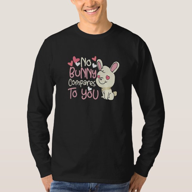 Valentine's Day Romantic Bunny Rabbit Pun Gift Pre T-Shirt (Vorderseite)