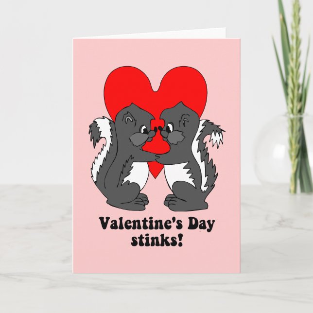 Valentine's day stinks feiertagskarte (Vorderseite)