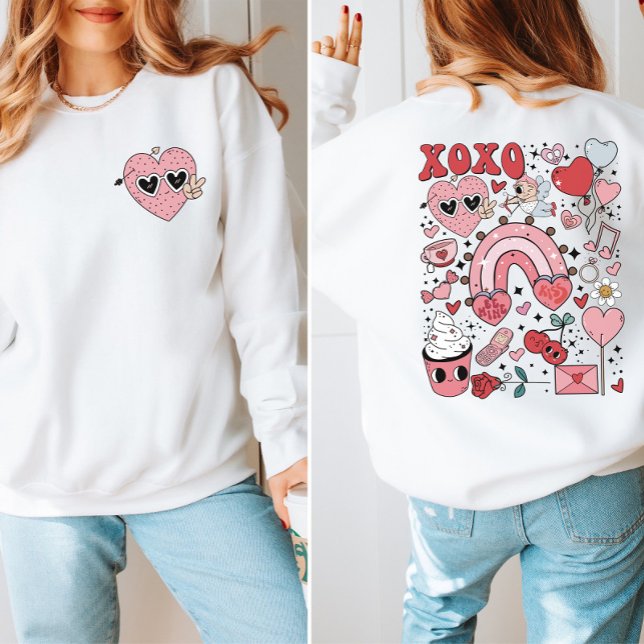 Valentine's Day Sweatshirt Back & Front Print (Von Creator hochgeladen)