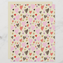 Valentine's Day Sweetheart Flat Paper Blatt II