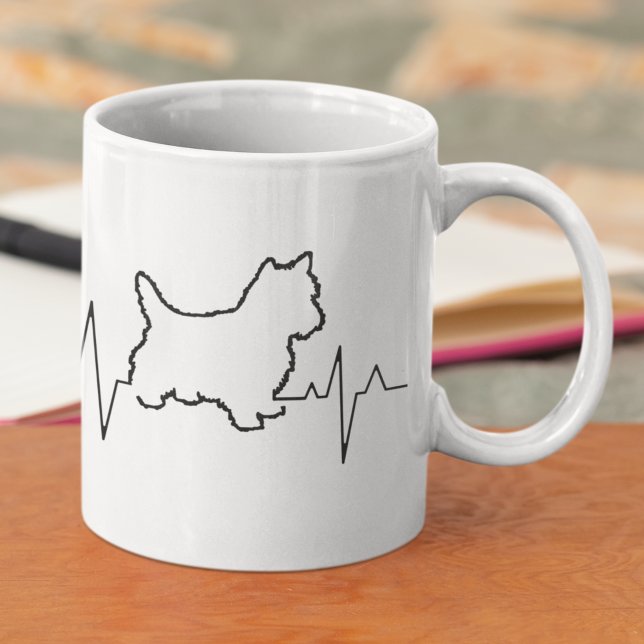 Valentine's Day Theme Yorkshire Terrier Dog Lover Kaffeetasse (Von Creator hochgeladen)