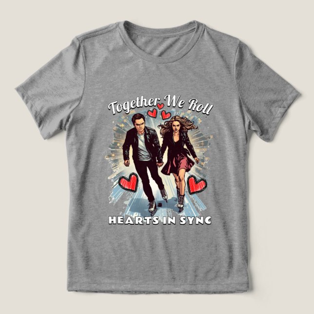 Valentine's day Tri-Blend shirt (Design Vorderseite)
