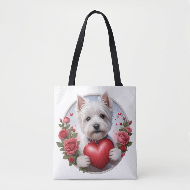 Valentine's Day Westie with heart (Vorderseite)