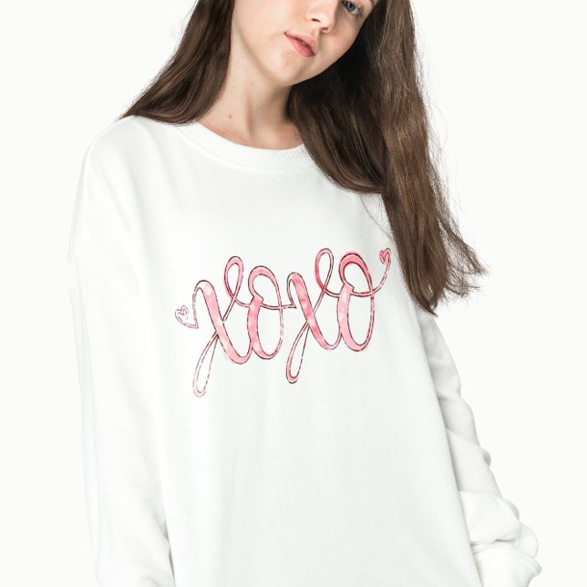 Valentine's Day XOXO Design Sweatshirt (Von Creator hochgeladen)