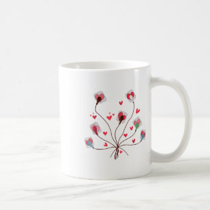Valentines Ekg führt Cheat Sheet Telemetrie Kaffeetasse