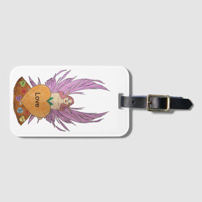 Valentines Faerie Gepäckanhänger (Vorderseite (Horizontal))