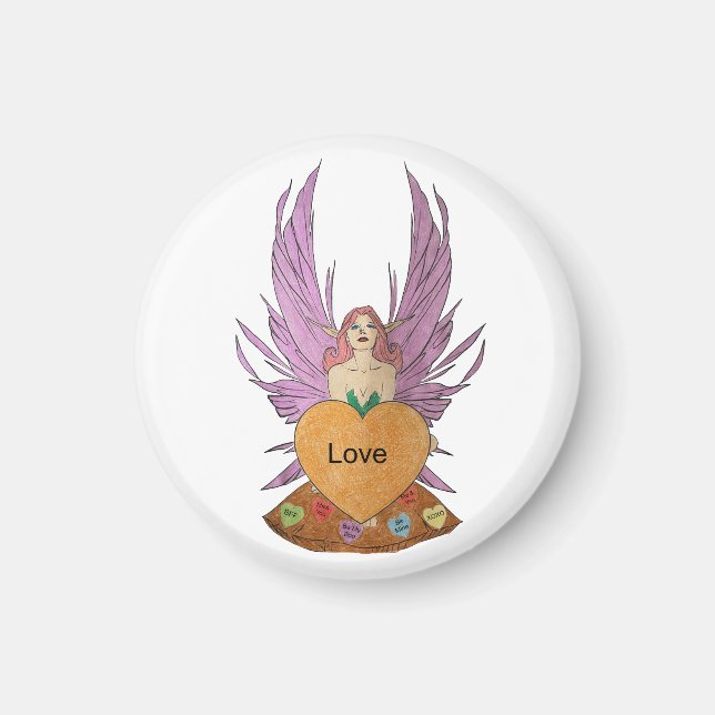 Valentines Faerie Magnet (Vorne)