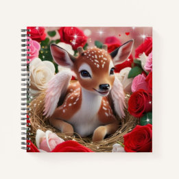 Valentines Fawn Notizbuch