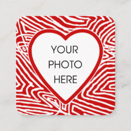 Valentines Foto Mitteilungskarte