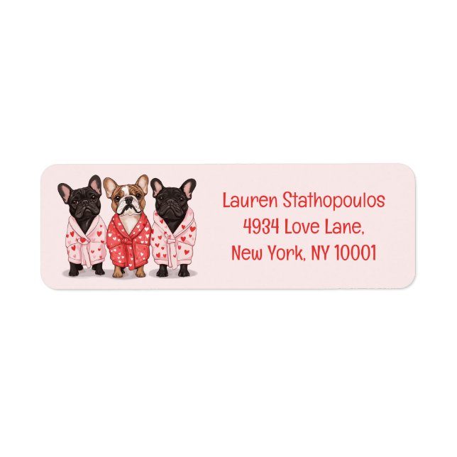Valentines French Bulldog (Vorne)