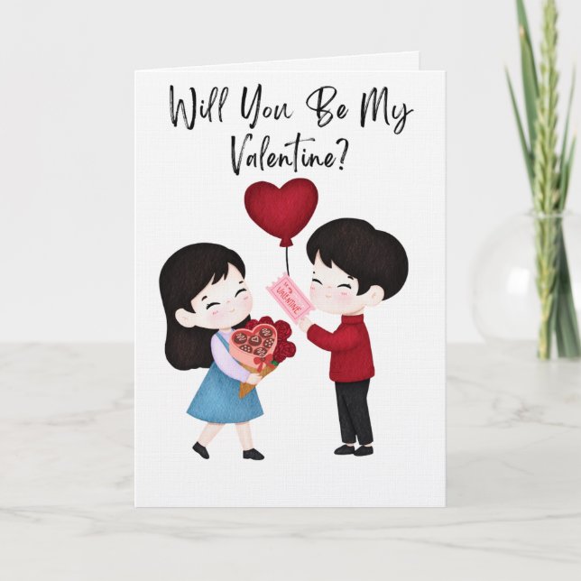 Valentine's Game of Thrones themed Proposal card Karte (Vorderseite)