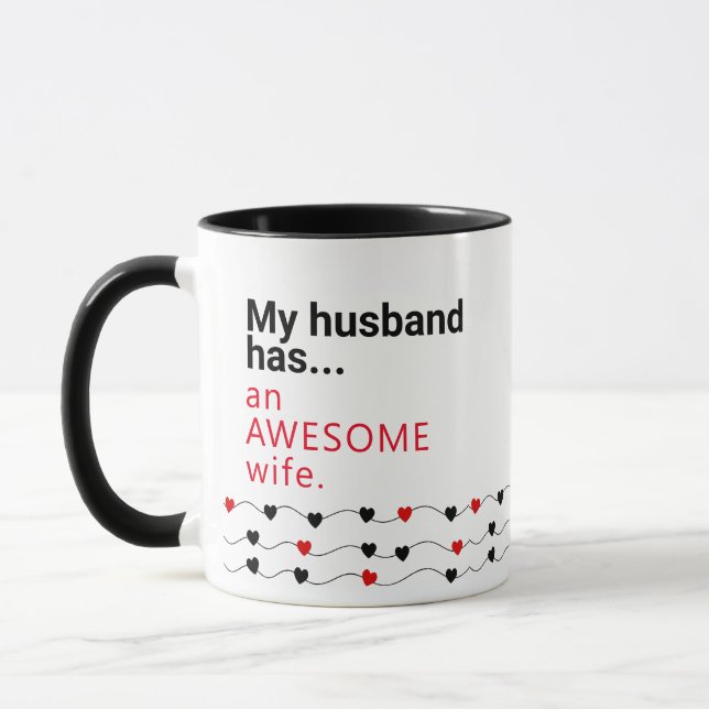 Valentines Gifts Boyfriend und Husbands Tasse (Links)