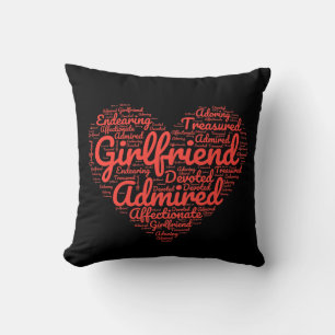 Valentines Girlfriend-Geschenk Kissen