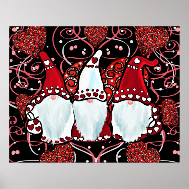 VALENTINES GNOMES POSTER (Vorne)