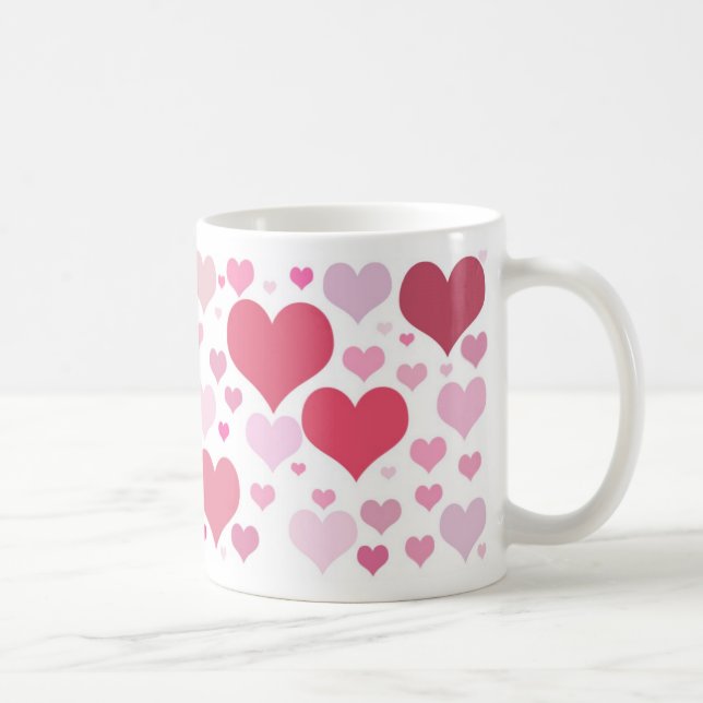 Valentines Hearts Galore Tasse (Rechts)