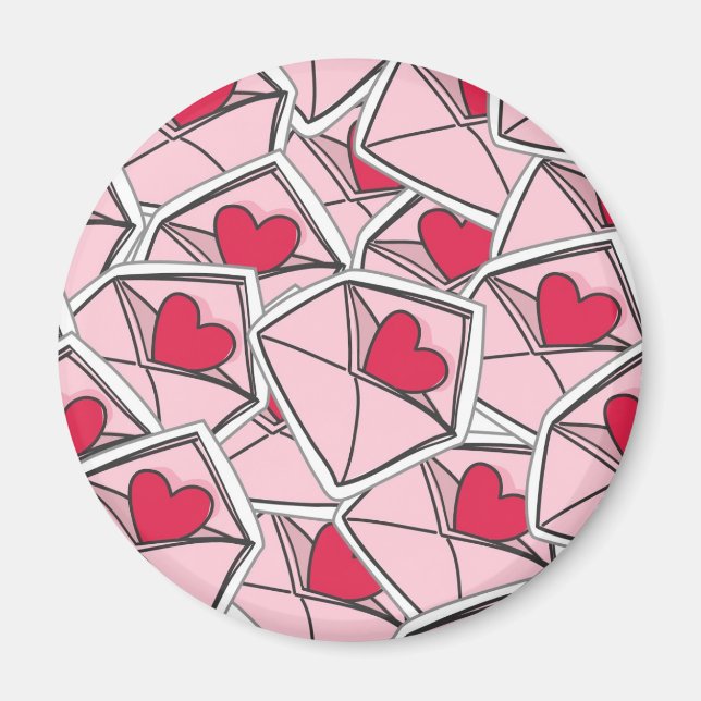 Valentine's Hearts on Enwickes Magnet (Vorne)