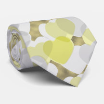 Valentines Hearts Pattern Overlay Gray Yellow Gold