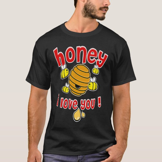 Valentine's Honey T-Shirt (Vorderseite)