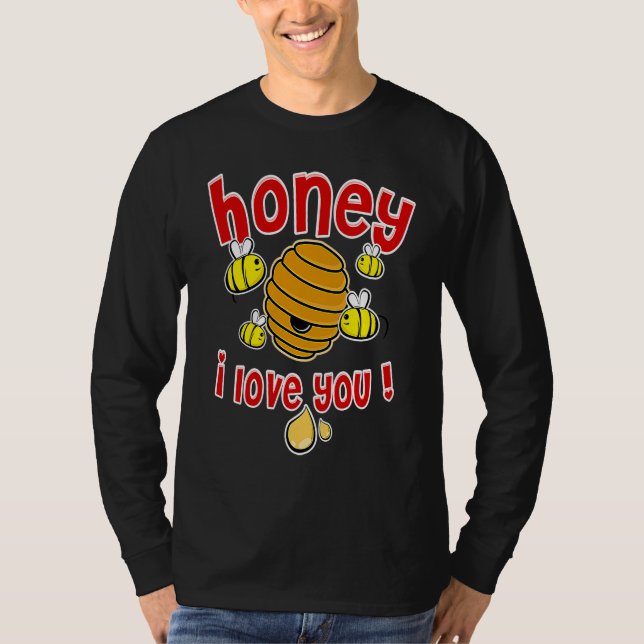 Valentine's Honey T-Shirt (Vorderseite)
