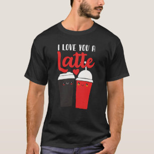 Valentines I Liebe Sie ein Paar Espresso Coff T-Shirt