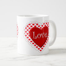 Valentines Jumbo Tasse
