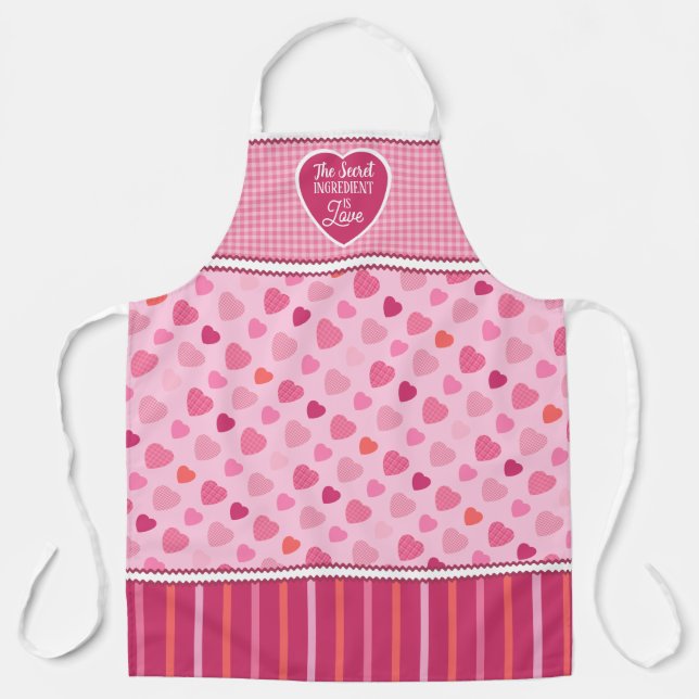 Valentines Koch Schürze (Vorderseite)