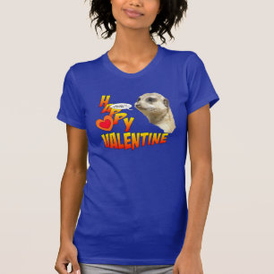 Valentines Meerkat Women's Customizable T - Shirt
