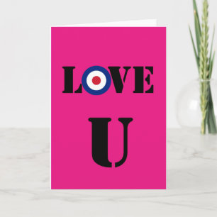 Valentines-Modkarte Feiertagskarte