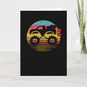 Valentines Monster Truck Karte