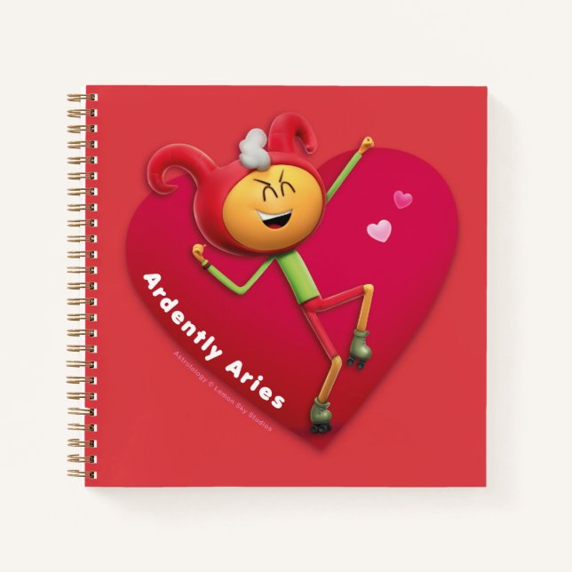 Valentine's Notebook for Aries Notizbuch (Vorderseite)