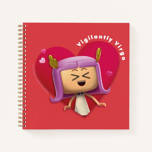 Valentine's Notebook für Virgo Notizbuch (Vorderseite)