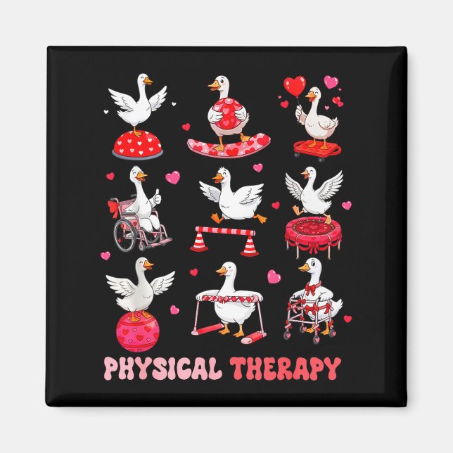 Valentines physical therapy physical therapist magnet (Vorne)