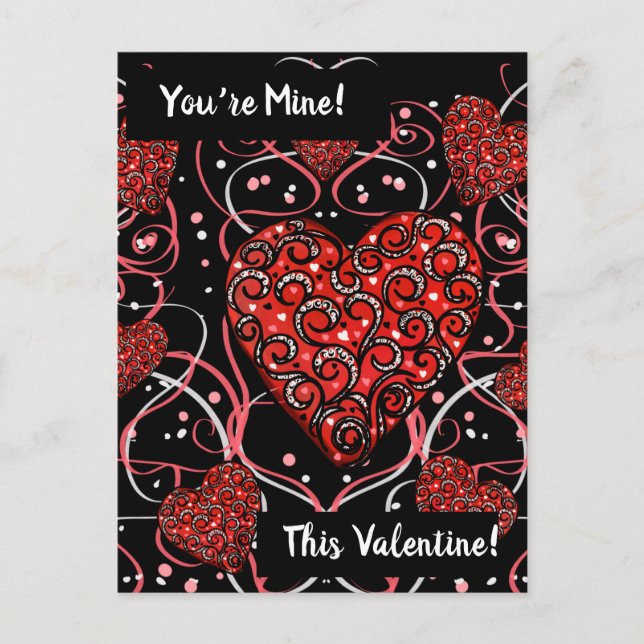 VALENTINES POSTKARTE (Vorderseite)