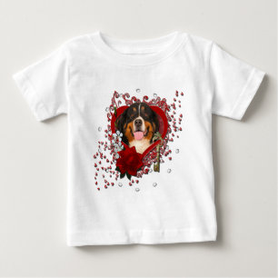 Valentines - Schlüssel zu meinem Herz - Berner Hun Baby T-shirt