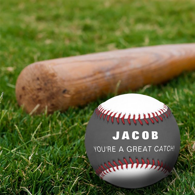Valentines Sie sind ein großer Fang Personalisiert Baseball (Valentines You're A Great Catch Personalized Baseball)
