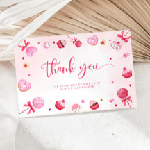 Valentines Süßigkeiten rosa Liebling vielen Dank