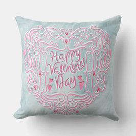 Valentines throw pillow  kissen