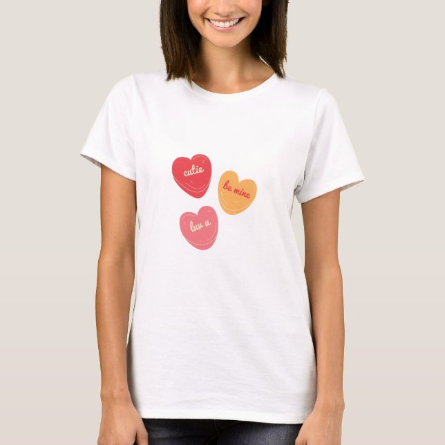Valentines Tshirt für Mama (Vorderseite)