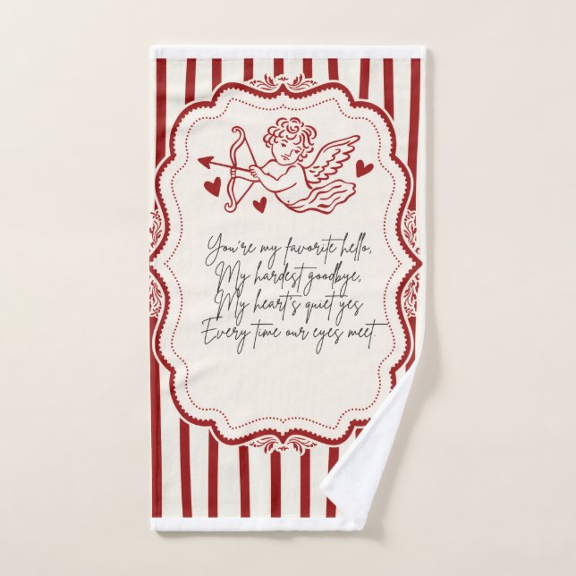 Valentines unique style by Sommer Hamilton Handtuch (Handtuch)