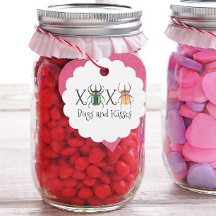 Valentine's XOXO Bugs and Kisses Lovebug Beetles Geschenkanhänger