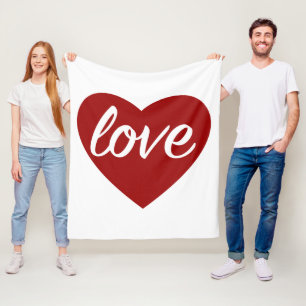 Valentingeschenk Fleecedecke
