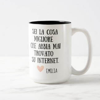 Valentingeschenk für Freund,Tasse für ihn Zweifarbige Tasse