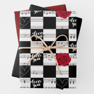 Valentingeschenk Geschenkpapier Set