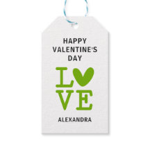 Valentingrün-weiße Liebe