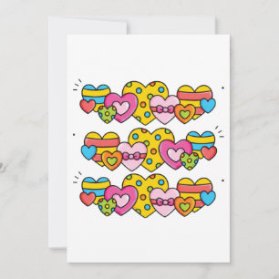 Valentinherzen Einladung