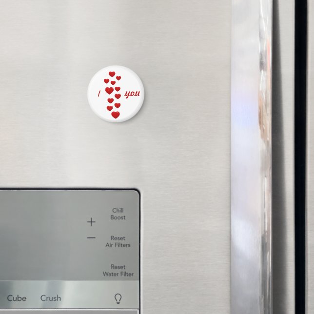 Valentinherzen Ich Liebe Sie Magnet (In Situ (Kühlschrank))