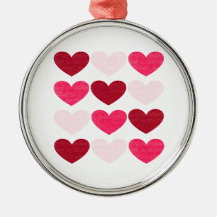 Valentinherzen Ornament Aus Metall