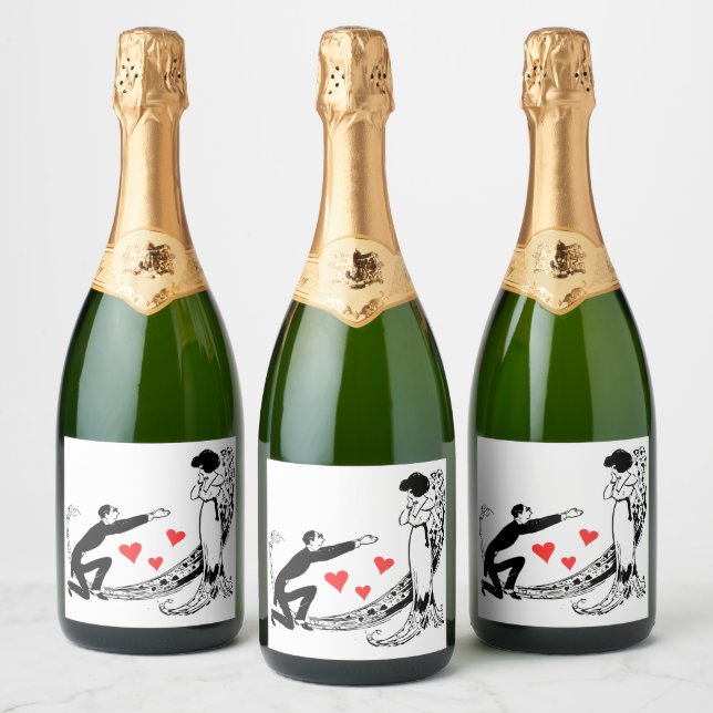 Valentinin Flasche 4" * 3,5" (Flaschen)