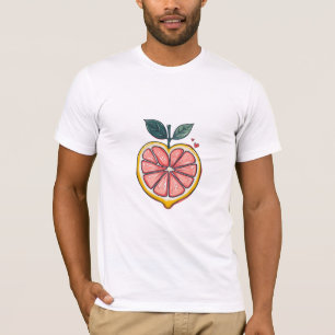 Valentinin-Lemon-Ästhetik Niedlich Citrus Liebe T-Shirt