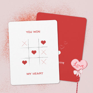 Valentinin, Minimalistisch Feiertagskarte